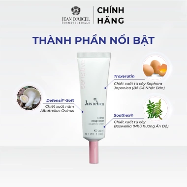 Jean D'Arcel Couperose Cream - Kem dưỡng da nhạy cảm giảm đỏ, giãn tĩnh mạch, chỉ 720.000đ