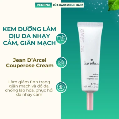 Jean D'Arcel Couperose Cream - Kem dưỡng da nhạy cảm giảm đỏ, giãn tĩnh mạch, chỉ 720.000đ