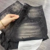 Jeans nữ cotton tua túi xám trắng cạp cao dáng hotgirl - Giá chỉ 129k 3