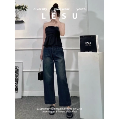 Jeans Ống Đứng Trơn 2 Túi Vuông - Đẹp, Thoải Mái, Giá Chỉ 348.000đ 3 Jeans Ống Đứng Trơn 2 Túi Vuông - Đẹp, Thoải Mái, Giá Chỉ 348.000đ 3