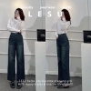 Jeans Ống Đứng Trơn 2 Túi Vuông - Đẹp, Thoải Mái, Giá Chỉ 348.000đ 4