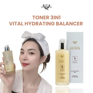 Jeeara Toner 3in1 Vital Hydrating Balancer – Cân bằng độ ẩm, dưỡng sáng, dưỡng da mặt, giảm giá 22% chỉ 620.000₫