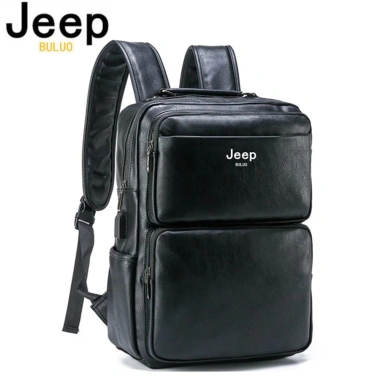 Jeep Buluo Ba Lô Du Lịch 14 inch Dung Lượng Lớn USB Chia Da Nam - Giá 699k 10