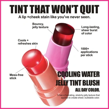 Jelly Blush Stick 0.18 oz - Phấn má hồng sheer, tint môi và má, giảm giá 53.900 VND 3