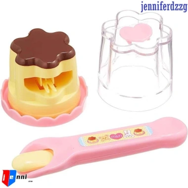 JENNIFERDZZG Đồ chơi bánh Pudding dâu tây Giáo dục sớm nhập vai ăn bánh mô phỏng Nhật Bản đồ chơi nhà trẻ
