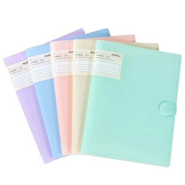 JESSLILY Thư mục A3 - Sổ lưu trữ giấy chống bẩn thấm nước, dung tích 20‑40 trang, tài liệu sinh viên 83.268 VND 4