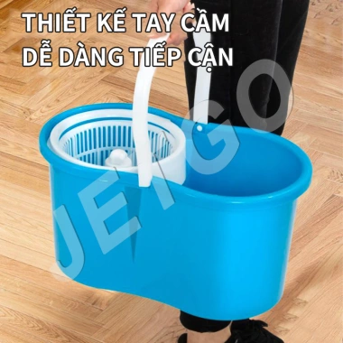 JETGO Bộ Cây Lau Nhà Tự Vắt Thông Minh Xoay 360°, Đầu Siêu Thấm Hút, Dễ Vệ Sinh, Tháo Rời - Giá Ưu Đãi 91.105₫ 6 JETGO Bộ Cây Lau Nhà Tự Vắt Thông Minh Xoay 360°, Đầu Siêu Thấm Hút, Dễ Vệ Sinh, Tháo Rời - Giá Ưu Đãi 91.105₫ 6