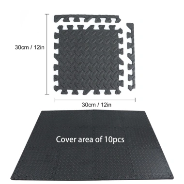 Jinfucha Thảm EVA Foam 10 Miếng 30x30cm - Puzzle Play Mat Non‑Slip, Thấm Shock, Thảm Tập Thể Dục & Leo Bé, Giá Ưu Đãi 155.520đ 3