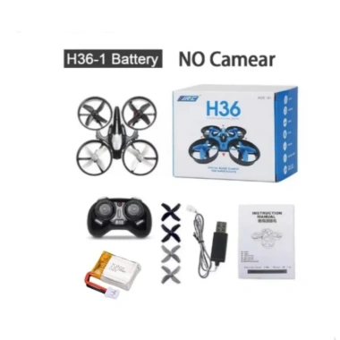 JJRC H36 Mini Drone RTF 4CH - 6 trục, không đầu, 2 pin, bay trong nhà và ngoài trời, nhẹ bền, giá ưu đãi 592.900 VND