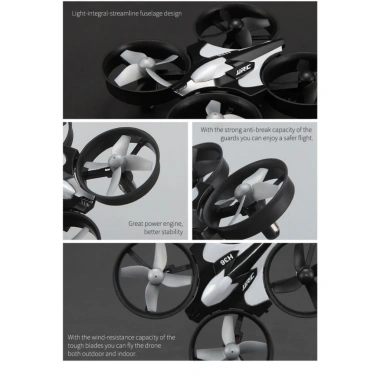 JJRC H36 Mini Drone RTF 4CH - 6 trục, không đầu, 2 pin, bay trong nhà và ngoài trời, nhẹ bền, giá ưu đãi 592.900 VND