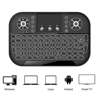 Jomaa Bàn Phím Bluetooth 2.4G Không Dây Có Chuột Cảm Ứng cho TV Box Thông Minh Giá 248.600 VND 7
