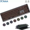 JOMAA Bàn phím không dây 2.4G Bluetooth RGB, đèn nền sạc lại, Full-size cho Mac, PC, iPad - 804.014₫ 8