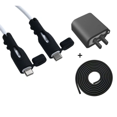 Joymow Bộ sạc iPhone 18W 20W và bảo vệ cáp silicon mềm dễ lắp đặt tương thích iPhone 16 15 14 13 12 11 giá 35.717₫