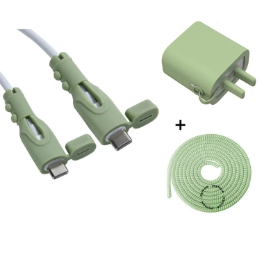 Joymow Bộ sạc iPhone 18W 20W và bảo vệ cáp silicon mềm dễ lắp đặt tương thích iPhone 16 15 14 13 12 11 giá 35.717₫