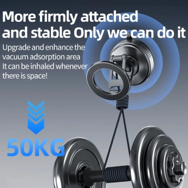 Joysync JY25 Giá đỡ điện thoại từ tính xoay, tải 50kg, cho iPhone 12‑17 & Android, dùng ô tô 3