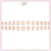 JRP 24 chiếc móng tay giả thời trang blush ngôi sao ngắn vuông, full cover, thạch dính tháo rời - Giá ưu đãi 41.800₫ 3