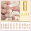 JRP 24 chiếc móng tay giả thời trang blush ngôi sao ngắn vuông, full cover, thạch dính tháo rời - Giá ưu đãi 41.800₫ 4