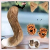 JRP Đuôi Cáo & Găng Tay Paw - Phụ Kiện Cosplay Dễ Thương Tiệc Halloween Giá 64k