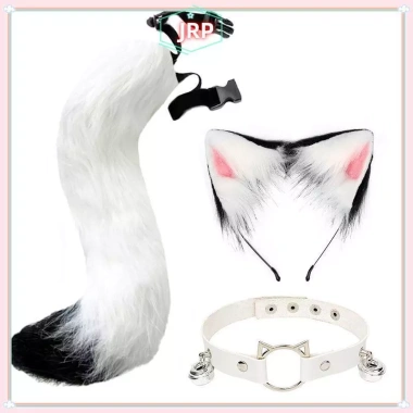 JRP Đuôi Cáo & Găng Tay Paw - Phụ Kiện Cosplay Dễ Thương Tiệc Halloween Giá 64k