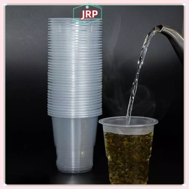JRP Ly nhựa chịu nhiệt độ cao dùng một lần - Cốc uống nước dày trong suốt cho gia đình, giá 50.930 VNĐ