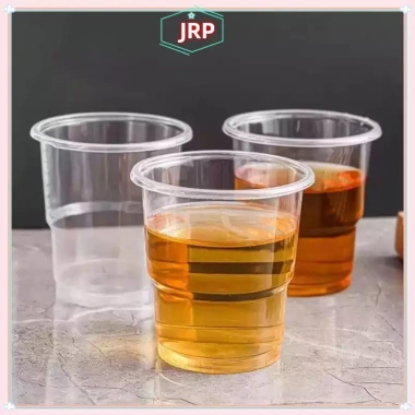 JRP Ly nhựa chịu nhiệt độ cao dùng một lần - Cốc uống nước dày trong suốt cho gia đình, giá 50.930 VNĐ