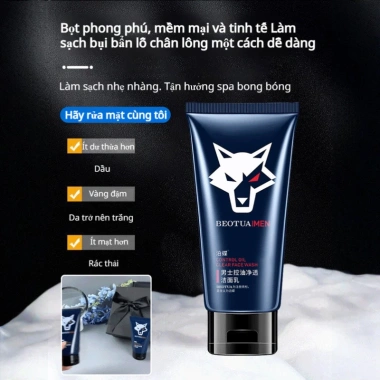 JUELREOU Sữa rửa mặt nam dưỡng ẩm, làm trắng, tạo bọt sạch sâu - Giá chỉ 78.000₫ 2 JUELREOU Sữa rửa mặt nam dưỡng ẩm, làm trắng, tạo bọt sạch sâu - Giá chỉ 78.000₫ 2
