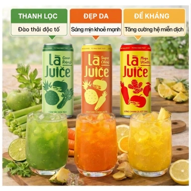 Juice Lốc 6 Nước Ép Cà Rốt Dứa Táo Detox Ngọt Tự Nhiên - Tặng Hộp 3 + Túi Đơn 249k - Giá 195.000 VND