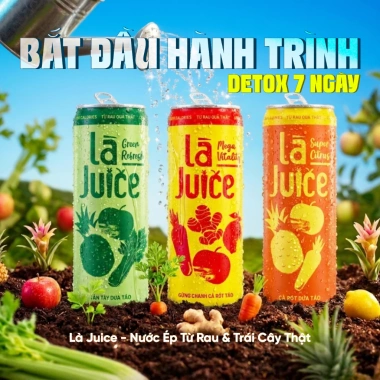 Juice Lốc 6 Nước Ép Cà Rốt Dứa Táo Detox Ngọt Tự Nhiên - Tặng Hộp 3 + Túi Đơn 249k - Giá 195.000 VND