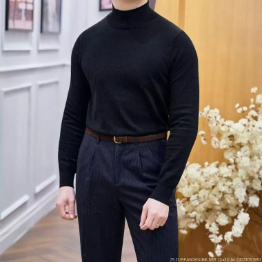 Jumper cổ rùa Regular fit 100% Lyocell - Size M‑2XL, giá ưu đãi 479,200₫ 3