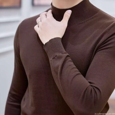 Jumper cổ rùa Regular fit 100% Lyocell - Size M‑2XL, giá ưu đãi 479,200₫ 4