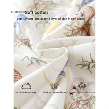 Jumpsuit Mori Series Quilted 60g Cotton Thu Đông Trẻ Sơ Sinh Lớp A Dễ Thương - Giá 144.715₫ 3