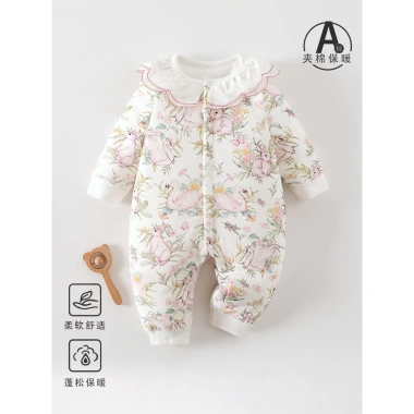 Jumpsuit Mori Series Quilted 60g Cotton Thu Đông Trẻ Sơ Sinh Lớp A Dễ Thương - Giá 144.715₫ 6