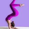 Jumpsuit Set Nữ Yoga Tập Thun Gân Gấm Co Giãn 4 Chiều Thấm Hút Mồ Hôi - Giá 545k