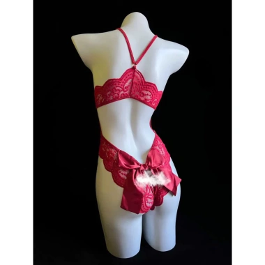 Jumpsuit Sexy Nơ Set Cosplay Ren Mềm Mịn - Thiết Kế Quyến Rũ, Giá 135.000 VNĐ 6