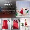 Jumpsuit Thể Thao Áo Bra Dây Đan Chéo Đỏ Trắng Thun Lạnh Co Giãn 4 Chiều Tập Gym Yoga 510.000₫ 3