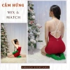 Jumpsuit Thể Thao Áo Bra Dây Đan Chéo Đỏ Trắng Thun Lạnh Co Giãn 4 Chiều Tập Gym Yoga 510.000₫ 7
