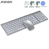 JVZODN Bàn phím không dây 109 phím Bluetooth 5.0 2.4GHz, sạc được, tương thích iPad, laptop, PC, điện thoại - Giá 660k