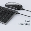 JVZODN Bàn phím không dây 109 phím Bluetooth 5.0 2.4GHz, sạc được, tương thích iPad, laptop, PC, điện thoại - Giá 660k 4