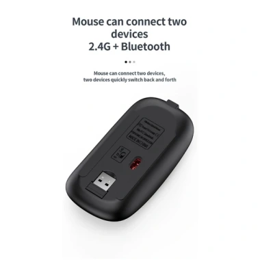 JVZODN Bàn phím không dây 109 phím Bluetooth 5.0 2.4GHz, sạc được, tương thích iPad, laptop, PC, điện thoại - Giá 660k 6