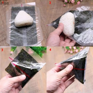 Jybb 20 túi đóng gói cơm nắm tam giác hai lớp Túi Sushi Onigiri VN chỉ 38.800₫ 4