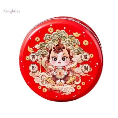K2nightFee Hộp Quà Tặng Tết Tinplate - Kẹo Thiếc, Bánh Quy, Trà, Gấu Trúc Hoạt Hình Năm Ngựa, Giá 72.600₫ 8