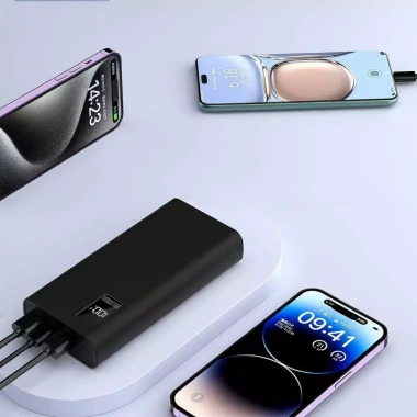 K8 Power Bank 120W 100.000mAh và Màn Hình LED - Pin Dự Phòng Siêu Mạnh