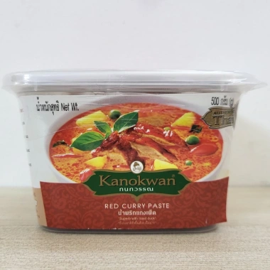 KANOKWAN Hộp 500g Sốt Cà Ri Đỏ Thái Lan Halal - Giá ưu đãi 129k