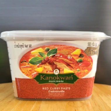KANOKWAN Hộp CR ĐỎ 500g Sốt Cà Ri Đỏ Thái Lan HALAL - Giá ưu đãi 115.000₫