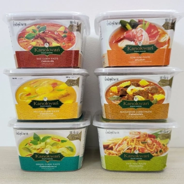 KANOKWAN Hộp CR ĐỎ 500g Sốt Cà Ri Đỏ Thái Lan HALAL - Giá ưu đãi 115.000₫