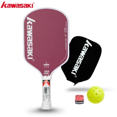 Kawasaki Pickleball Paddle Carbon KING 6 220g - Vợt Chuyên Nghiệp Mỹ Phê Duyệt