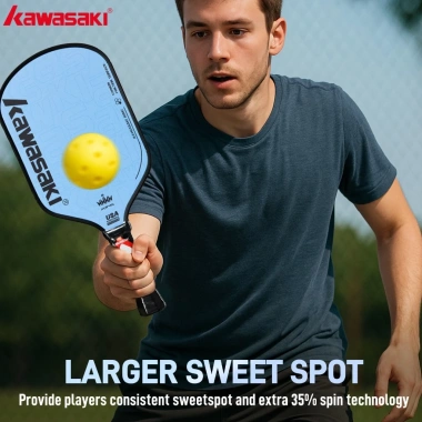 Kawasaki Pickleball Paddle Carbon KING 6 220g - Vợt Chuyên Nghiệp Mỹ Phê Duyệt