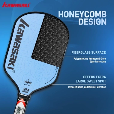 Kawasaki Pickleball Paddle Carbon KING 6 220g - Vợt Chuyên Nghiệp Mỹ Phê Duyệt