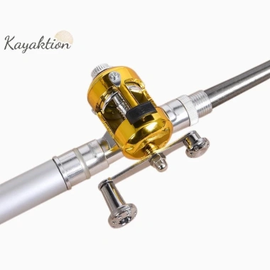 Kayaktion Siêu Ngắn Bỏ Túi Thanh Thép Câu Cá Micro 1-1.6m ReelClear Giá 123.530 VND 8