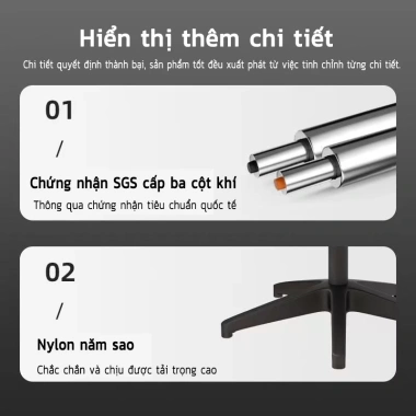 KAZACA Ghế văn phòng xoay 360 độ công thái học, chống mỏi lưng – Giá 1.028.200₫